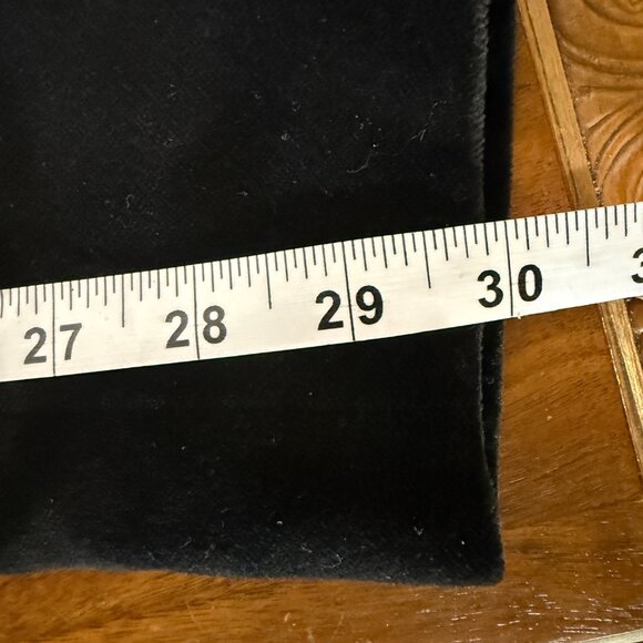 Lauren Ralph Lauren Black Velvet/Velour Suit- Blazer Sz 8 Pants Sz 10 Holiday - Picture 14 of 15